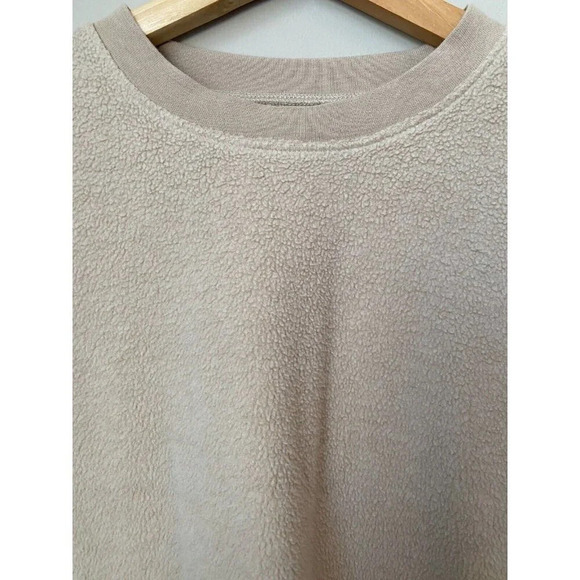 Madewell Women's (Re)sourced Brushed Side-Button Relaxed Sweatshirt in Cream XXS - Picture 7 of 16